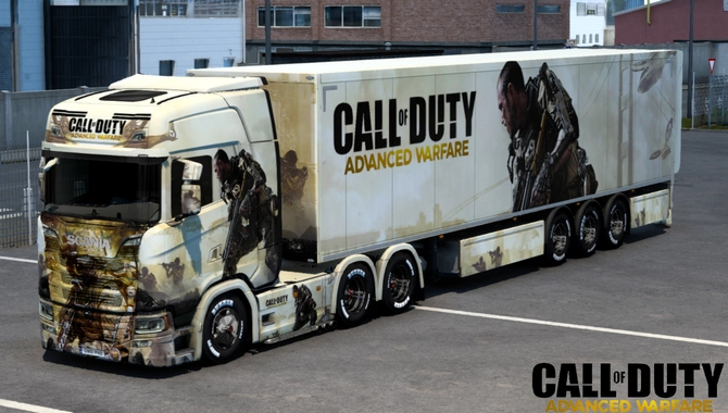 Skin Call Of Duty Advanced Warfare – ETS2 1.47